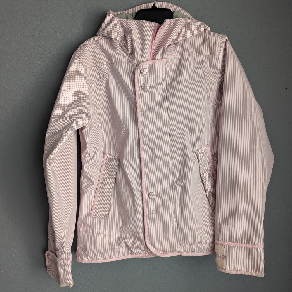 Pink and black Burton snowboard jacket women's size medium